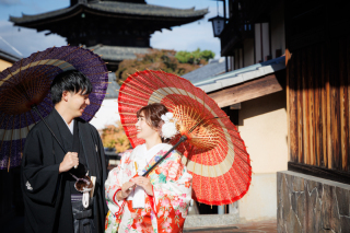 和装小物【番傘】を使ったお写真♪