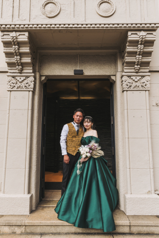 有形文化財×カラードレス