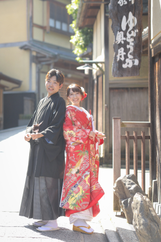 お写真を彩る色打掛♡