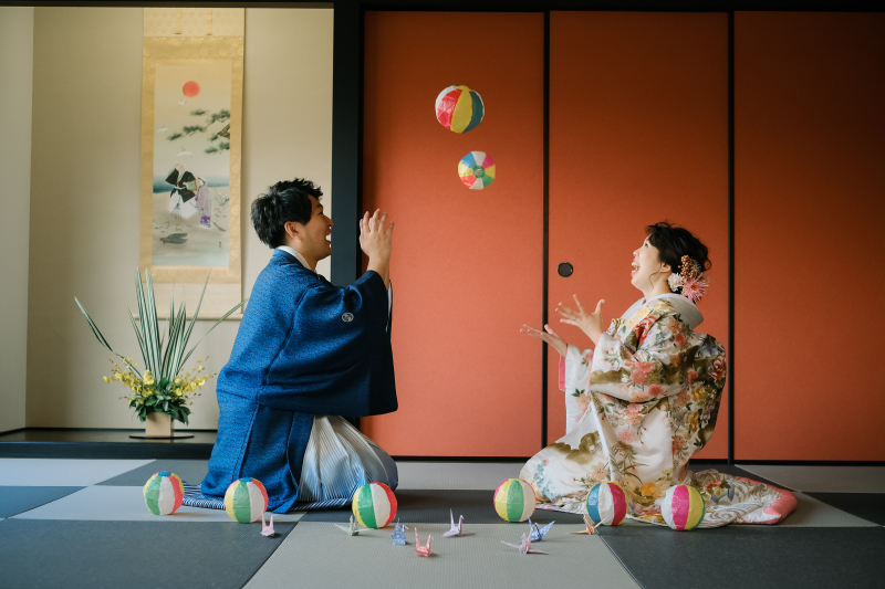 和装での撮影!~水の都 結 ~