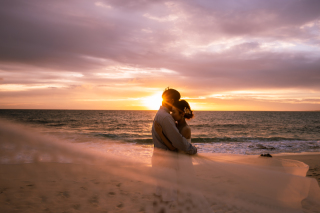 ☁曇りの日も美しいサンセットのグラデーション☀
