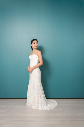 【ドレス紹介】裾がフレアでナチュラルに着られるマーメイドドレス♪【BM3】