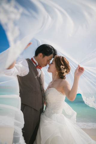 【レンタル無料！】ロングベールでドラマティックなフォトを♪