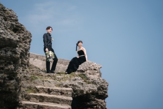 【クリフトップ】宮古では珍しい、黒×黒コーデが素敵なおふたり♡