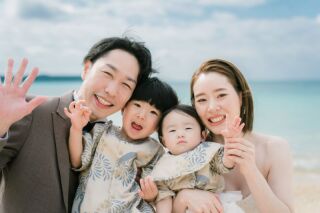 【ファミリーフォト】みんなでハイチーズ!