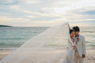 【無料レンタル】青空に映える純白のロングベール♪