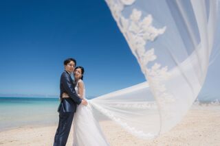 【持込撮影小物無料】ロングベールで迫力ある写真を!