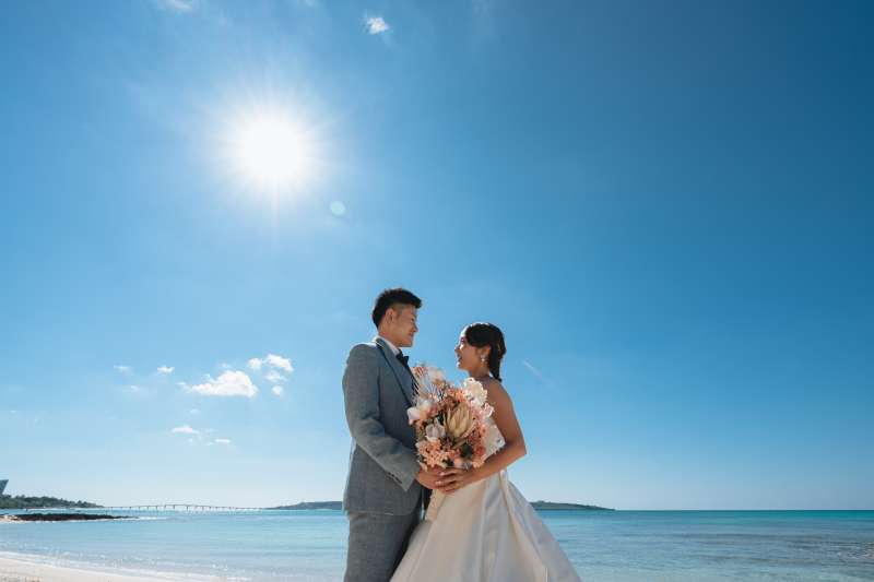 青空ビーチ&クリフトップで非日常感を♪