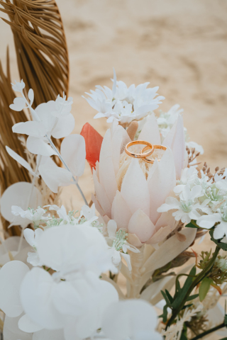 ビーチウェディングフォト♪