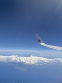 飛行機の窓から♡