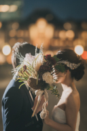 大人ブーケ隠し♪