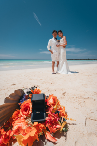 【小物お持込み無料!】南国らしい指輪フォト!