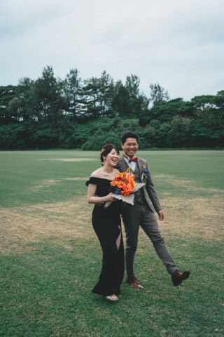 楽しいランニングショットで笑顔満点♪