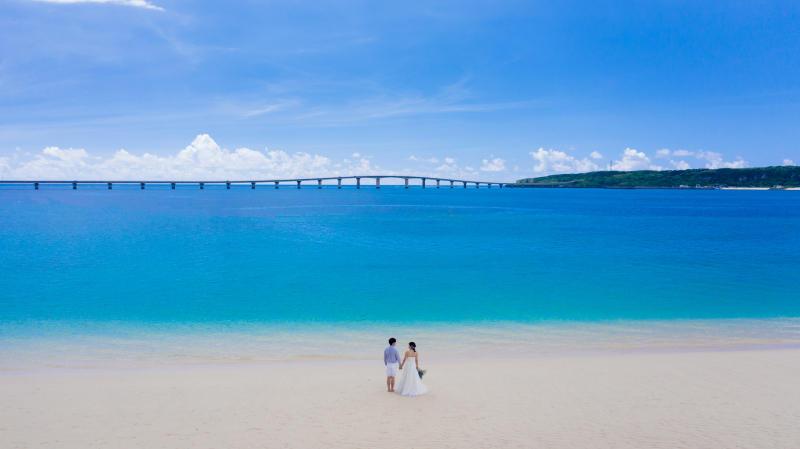 晴れ着のまま海へ♪ ウォーターインフォトはこれからのシーズンがおすすめ！