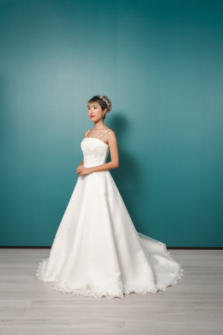 【ドレス紹介】ふんわりとしたオーガンジーが素敵なドレス♪【A17】