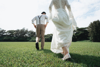 二人で仲良くダッシュ!