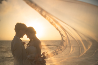 【無料レンタル】ロングベールでドラマティックなフォトを♪