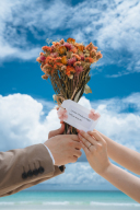 お持ち込みのブーケ！