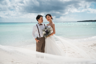 【無料レンタルアイテム】ロングベールでドラマティックに！