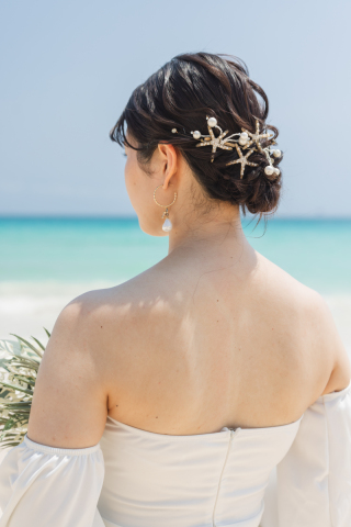 【ビーチ&サンセット】ヘアチェンジ&ドレスチェンジ♪