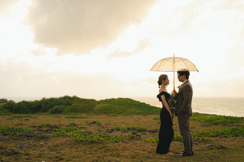 雨上がりの空に虹が♪