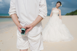 【リングお持込み】定番のプロポーズシーンを宮古ビーチで!