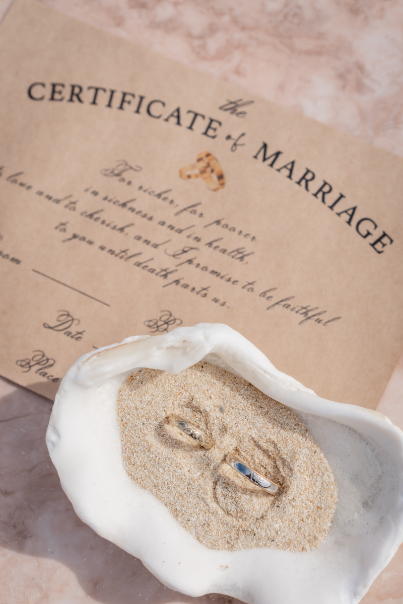 結婚証明書もご用意♪