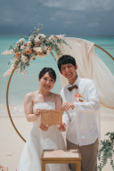 【撮影は10月まで！】ビーチウェディングフォト♡【結婚証明書つき】