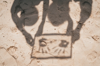 【お持込み小物】手形フレームで、素敵な映えフォト♪