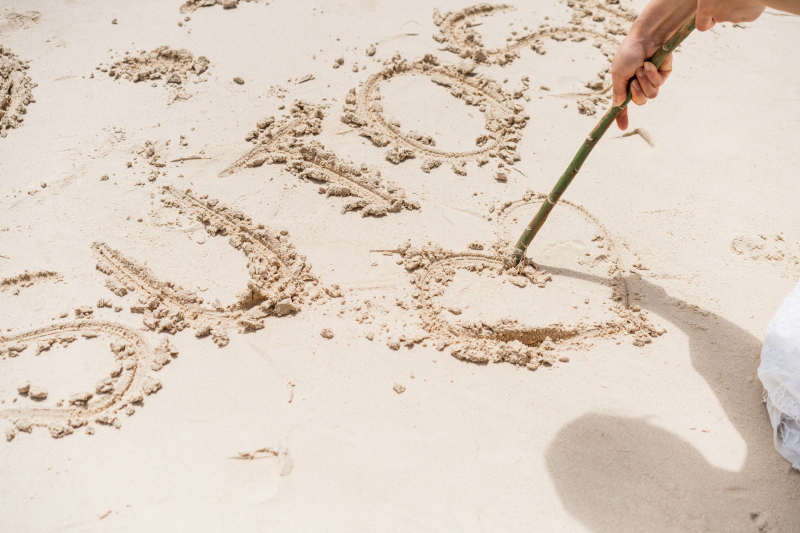 なんて書こうかな~?