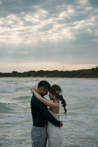 【天使のはしご】曇り空もロマンティックに撮影します♪【薄明光線】