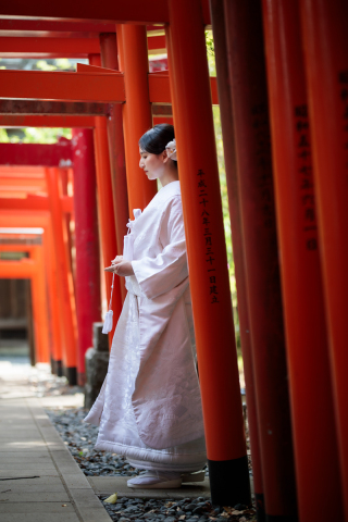 千本鳥居に願いをこめて