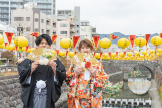 長崎ランタン×和装ウェディング
