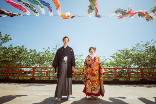 鯉のぼりと祝う、和の晴れ舞台