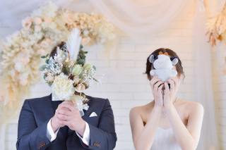 ぬいぐるみ越しの愛