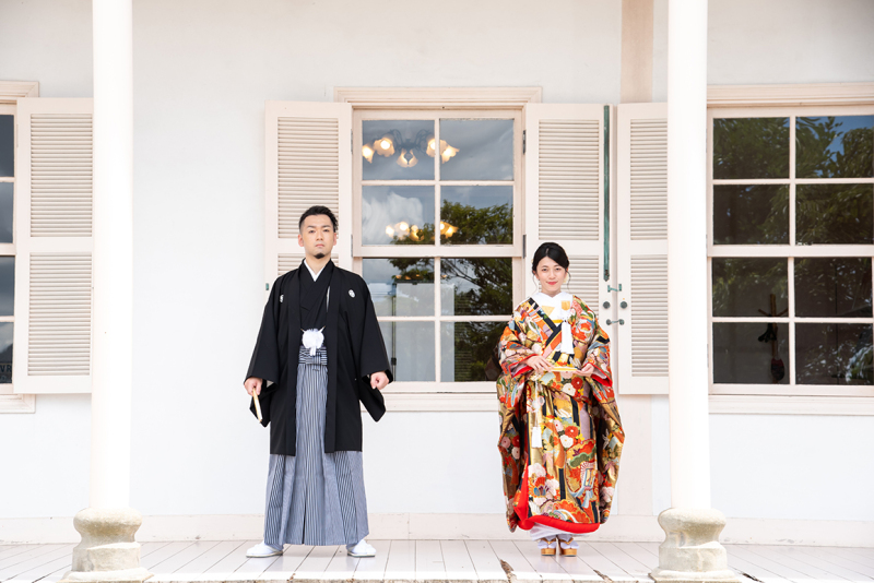 色打掛が映える、とっておきの一瞬