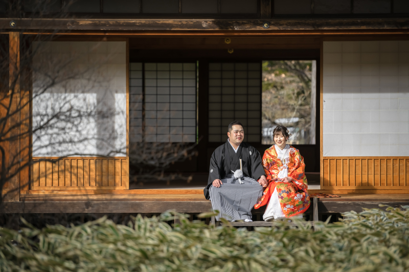 縁側でのお写真