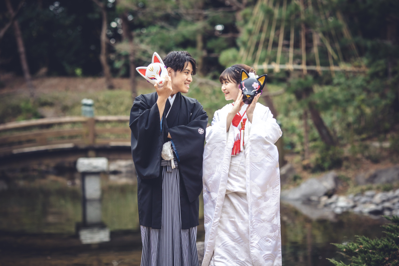 冬の日本庭園( ⁎ᵕᴗᵕ⁎ )❤︎