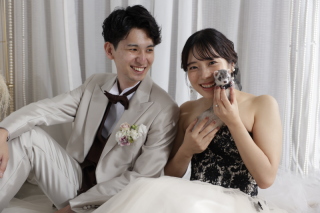 スタジオ撮影withペット♡