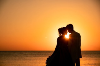 魅力的なサンセットフォト