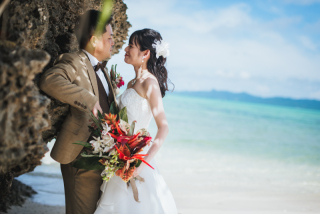 岩場ビーチフォトプラン