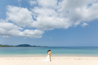 贅沢なビーチ撮影