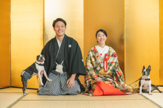 家族・ペットと一緒に撮影できます♪