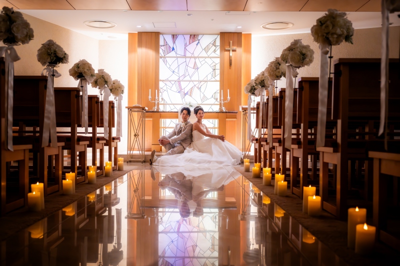 教会で写真だけの結婚式（フォトウエディング）のプラン登場♪