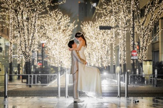 東京駅・丸の内の冬のイルミネーション♪