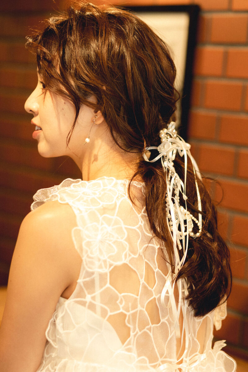 花嫁姿をつくるヘアアレンジ