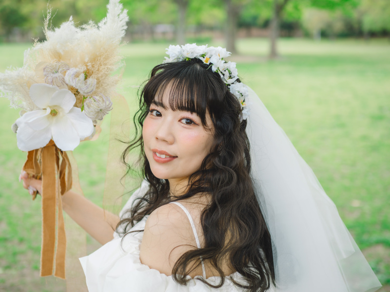 自然の中だから生まれる柔らかな表情