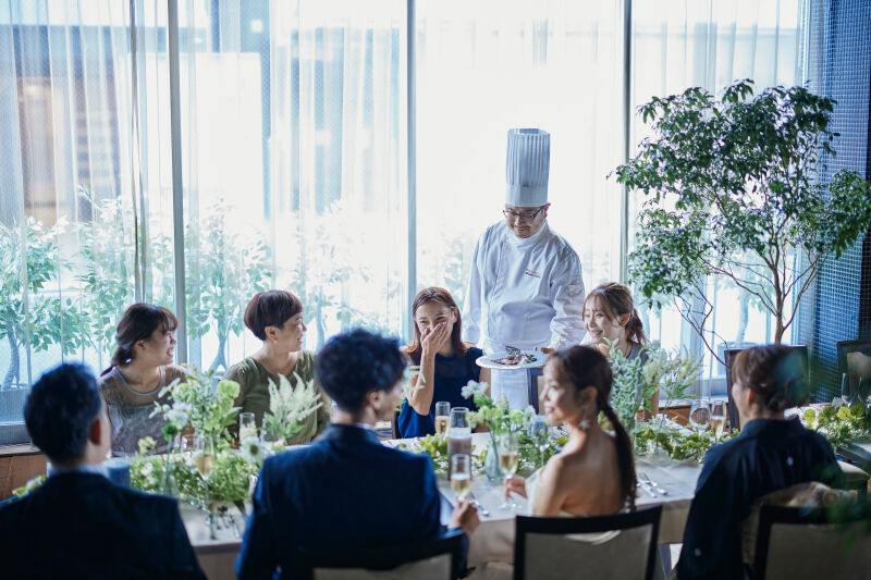 フォト会食ができるスタジオです