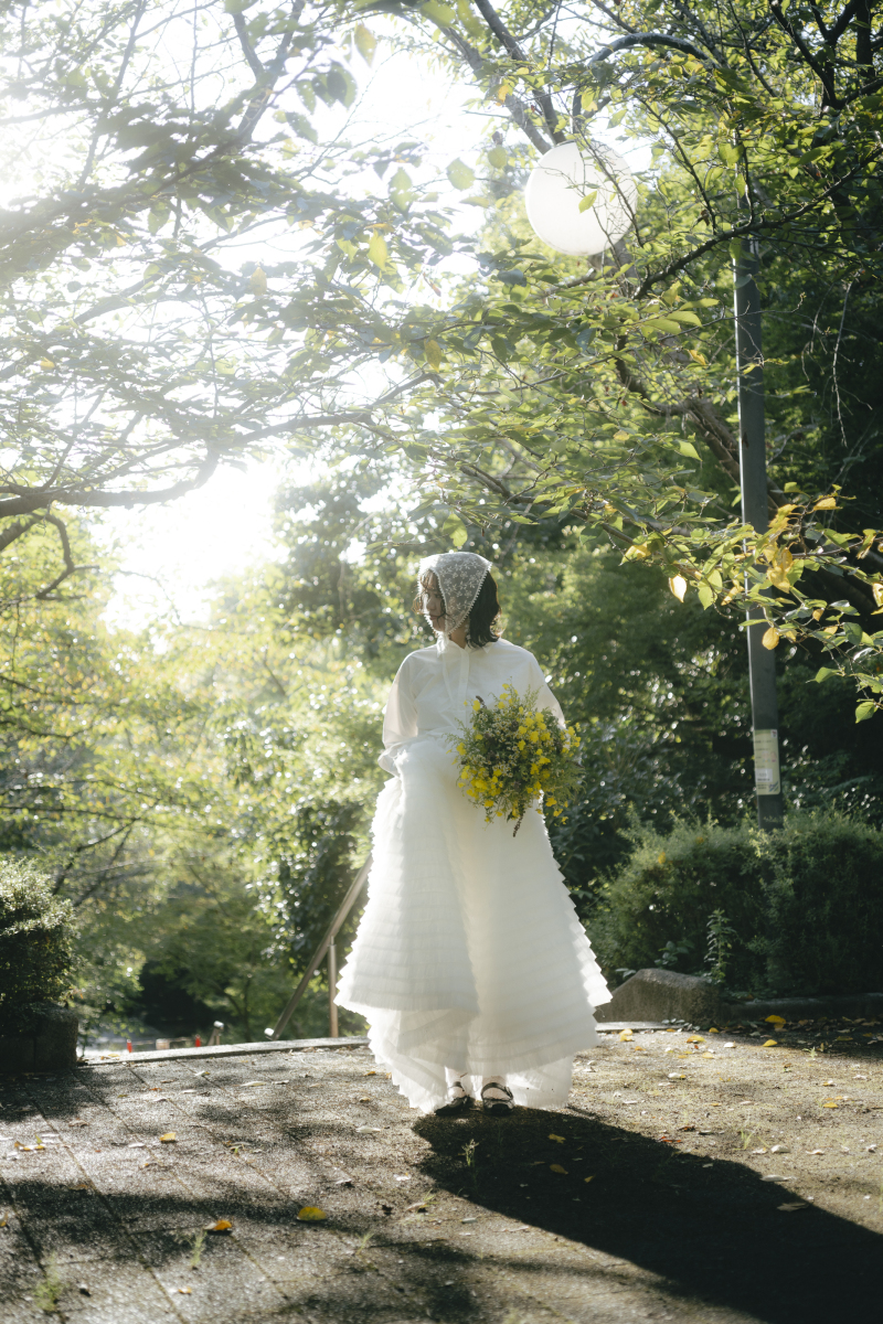 Creators' Genicが提案する「ドレス&times;かぶりもの」スタイル