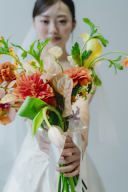 【Flower】ブーケの差し色がアクセントに！